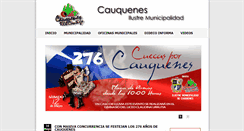 Desktop Screenshot of cauquenes.cl